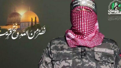 طالب الناطق الرسمي باسم كتائب القسام أبو عبيدة في شريطة المسجل الأخير