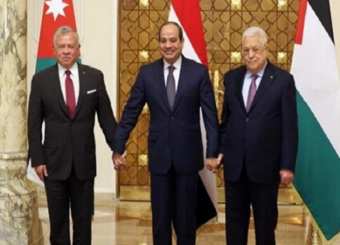 وصل الرئيسان الفلسطيني محمود عباس والمصري عبد الفتاح السيسي، الأربعاء، إلى مدينة العقبة