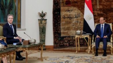 توافق الرئيس المصري عبد الفتاح السيسي، ووزير الخارجية الأمريكي أنتوني بلينكن