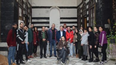 قام الدكتور محمد عامر المارديني وزير التربية السوري بزيارة خاصة إلى مبنى دار الفنون بدمشق