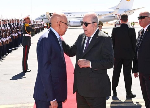 دشن رئيس الجزائر عبدالمجيد تبون و رئيس موريتانيا محمد ولد الشيخ الغزواني معبرا حدوديا بين البلدين