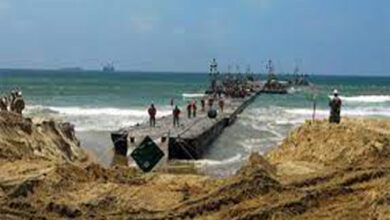 شركة أمريكية تبدأ خطوات عملية لإنشاء لسان بحري بغزة.. ... كشفت مصادر فلسطينية عن خطوات عملية متعلقة بالممر البحري