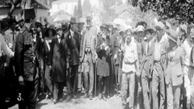 24 / 8 / 1922 - الفلسطينيون يرفضون الانتداب البريطاني على فلسطين وذلك في «مؤتمر نابلس».