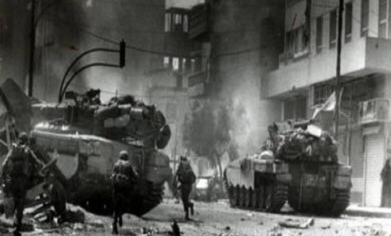 إسرائيل تحتل العاصمة اللبنانية بيروت بشكل كامل في أعقاب اغتيال الرئيس المنتخب بشير الجميّل.