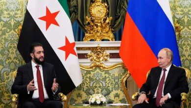 أكد الرئيس السوري أحمد الشرع خلال لقائه نظيره الروسي فلاديمير بوتين في موسكو