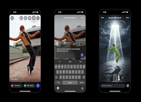 «ميتا» تدمج أدوات الذكاء الاصطناعي بـ «قصص إنستغرام»!