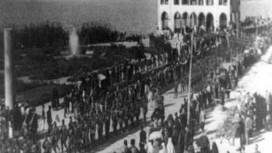 جلاء الفرنسيين عن سوريا وإنهاء الانتداب الفرنسي عليها.